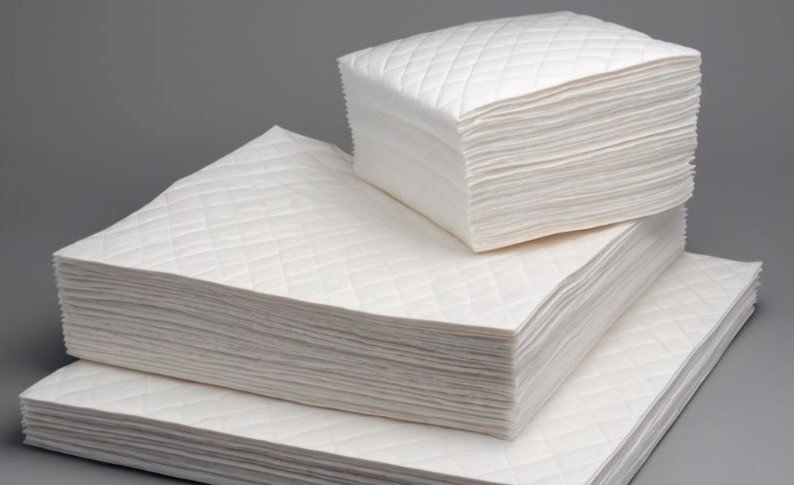 Oil absorbent pad